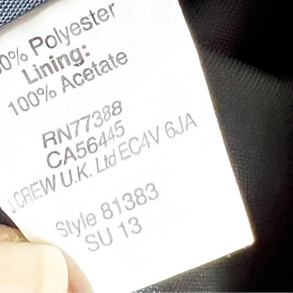 J Crew Purple Paisley Boho Print Slip Dress Size 4 Fall Transition Piece Layers - Picture 5 of 10